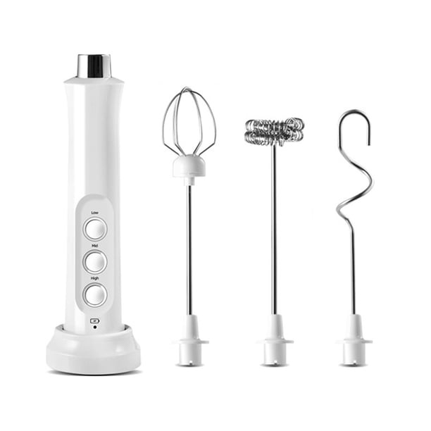 Leche Frother 3 Modos Mano Eléctrica Con Fabricante Burbujas Cargadores USB