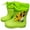 Green, variant on Aihuaihua Girls Rain Boots Dinosaur Print Mid Calf Boots for Kids Lightweight Comfortable Outdoor Play Casual School Size 6-7 Years