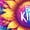 Flo Blue, variant on Colorful Sunflower Be Kind T-Shirt, Positive Message Tee, Bright Graphic Design, Inspirational Clothing, Uplifting Casual Wear, Denim Comfort Colors T-Shirt, Small