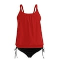 thumbnail image 4 of Traje de Baño de Dos Piezas para Mujeres Traje de Baño Conservador con Correa de Espalda Y Control Del Vientre, Conjuntos Cortos de Playa para Mujeres, 4 of 4