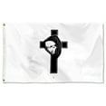 thumbnail image 3 of Bayyon A Cross with Face of Mother Mary Flag Banner with Grommets 3x5Feet Man cave Decor, 3 of 6