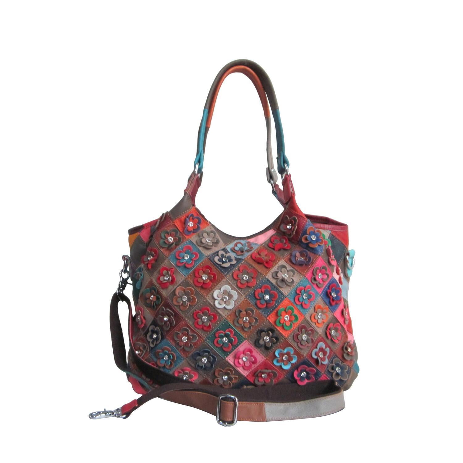 Amerileather Beckett Woven Handbag - Walmart.com display picture 1