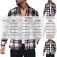thumbnail image 3 of Turilly Plus Size Men's Brushed Plaid Flannel Shirt Jacket Button Down with Chest Pockets for Fall Winter Daily, 3 of 5