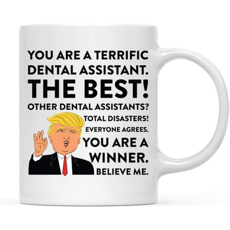 

Koyal Wholesale President Donald Trump Terrific Dental Assistant Ceramic Coffee Mug