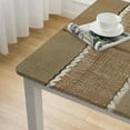 thumbnail image 5 of HAOXIT Cotton Linen Table Cloths for Kitchen Dining Cloth Table Cloth for Rectangle Tables Coffee Lines Rectangle 36*36, 5 of 8