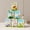 1set with box, variant on Cute Flower Shop Street Food Truck Micro Particle Building Blocks Kit, DIY Mobile Florist Cart Assembly Model, Desktop Decor Ornament Toy for Girls Kids