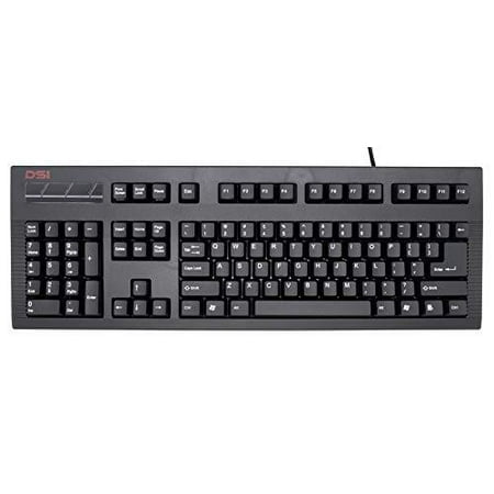 DSI Left Handed Mechanical Keyboard Cherry Red KB-DS-8861XPU-B-V2