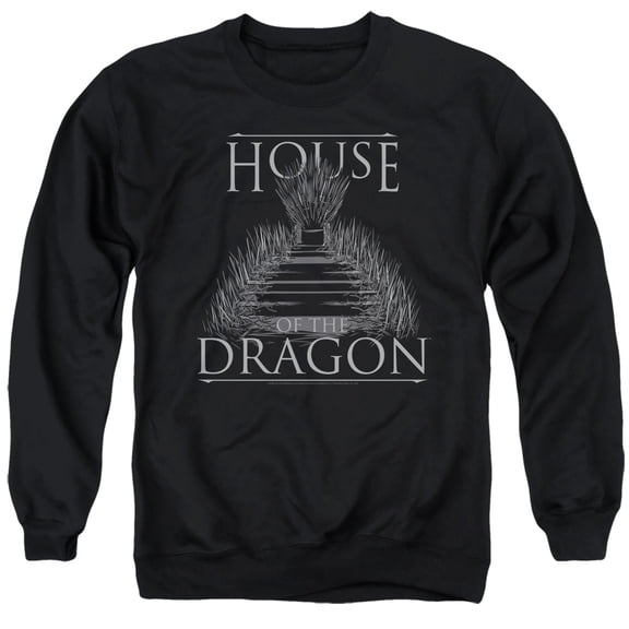 House of The Dragon, Sword Throne Unisex Adult Crewneck Sweatshirt