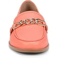 thumbnail image 3 of Naturalizer Women's Sawyer Loafers Coral Peach Pink Leather 7.5W, 3 of 5