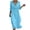 Blue#3/4 sleeve cotton maxi dress for women, variant on Womens Half Sleeve Deep V Neck Maxi Dress Loose Bohemian Summer Dress Boho Flowy A Line Beach Long Dresses with Pockets Pink,XL