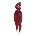 thumbnail image 4 of Unique Bargains 1 Pc Fashion Satin Hair Scarf Scrunchies Hair Ties Wine Red, 4 of 5
