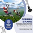 thumbnail image 4 of Zipline Spring Brake 165cm Stainless Steel Zip Line Spring Brake Heavy Duty Zipline Brake Speed Red -xx, 4 of 5
