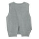 thumbnail image 1 of Qarigey Primavera otoño mujer chaleco portátil lavable Color sólido elegante térmico transpirable suelto señoras sin mangas suéter ropa Prendas para la parte del cuerpo Gris L Qarigey  AP013743-02, 1 of 6