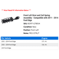 thumbnail image 2 of Front Left Strut and Coil Spring Assembly - Compatible with 2011 - 2014 Ford Edge 2012 2013, 2 of 2