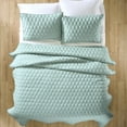 thumbnail image 4 of Better Homes & Gardens Tencel Quilt, Full/Queen, Seafoam Green, Soft Touch Bedding, 4 of 5