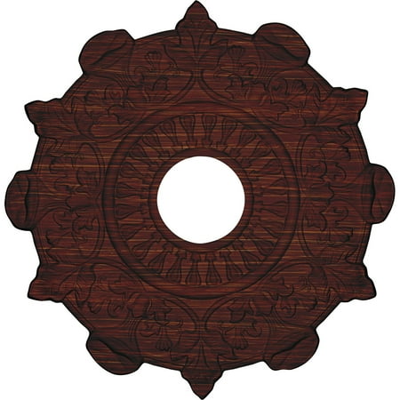 17 1 2 OD x 4 ID x 1 P Preston Ceiling Medallion Fits Canopies up to 4 Hand Painted Cherry