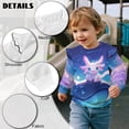 thumbnail image 5 of Yuyamidu Axolotl Sweatshirt Toddler Girl 1T 2T Ruffle Shoulder Crewneck Sweatshirts Pullover Tops Cute Graphic Sweatshirts Lightweight Comfy Fall Outfits Outdoor Workout Clothes, 5 of 8