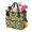 Sunflower and Petal Green Pattern, variant on Sunflower and Bee Blue Pattern Garden Tool Bag, Garden Tool Tote with Multi Pockets & Large Capacity, Waterproof Gifts for Outdoor Yard Gardening
