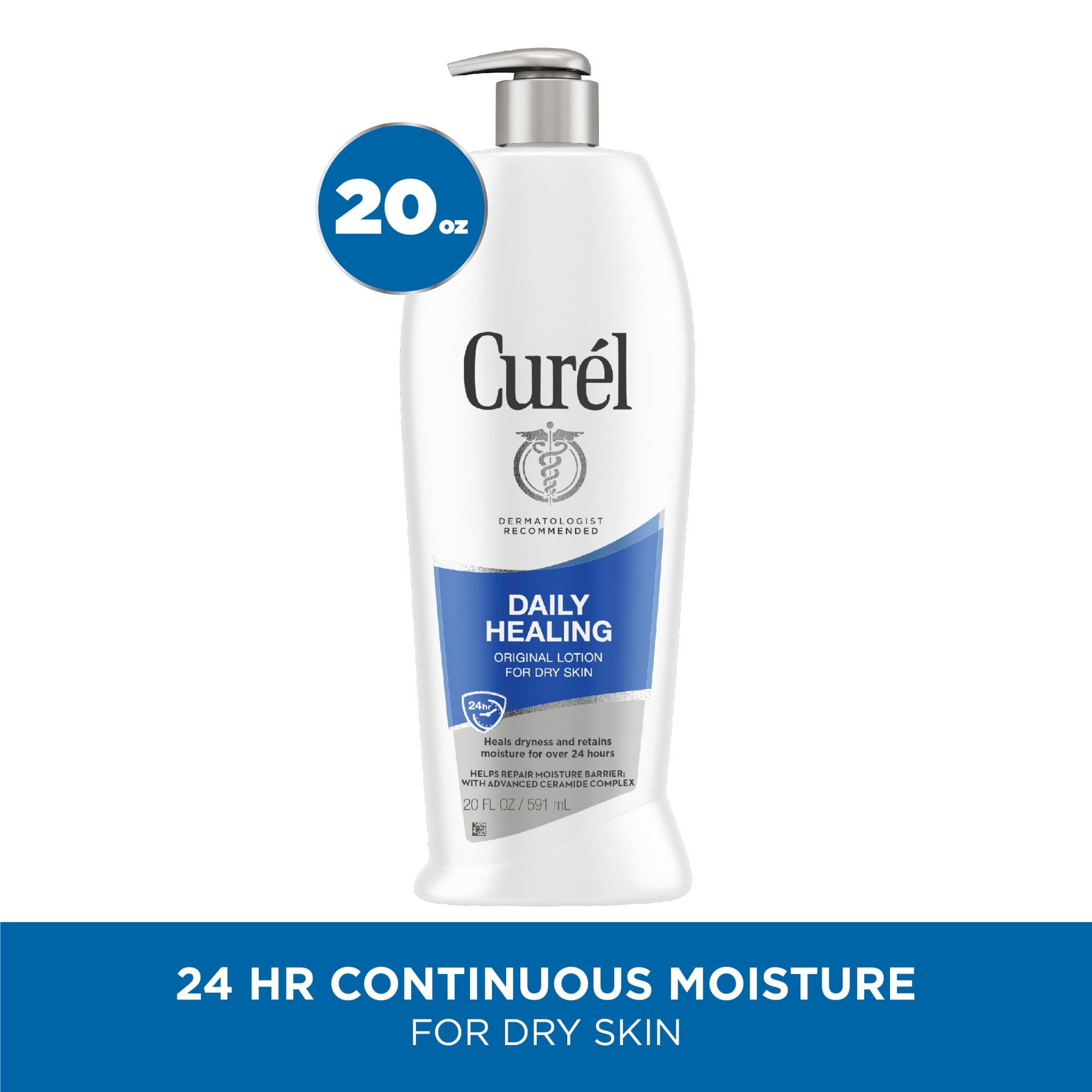 Curel Daily Healing Body Lotion for Dry Skin, 20 Fl Oz