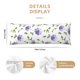 thumbnail image 3 of Fotbe Purple Chicory Funda para Almohada Corporal con Diseño, Funda de Microfibra Ultrasuave de 20x54 Pulgadas, Ropa de Cama Elegante, 3 of 7