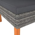 thumbnail image 4 of vidaXL Corner Sofas 2 pcs Poly Rattan and Solid Eucalyptus Wood, 4 of 7