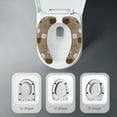 thumbnail image 4 of Clearance Toilet Seat Pads, Toilet Seat Cushion Fall And Winter Thickened Thermal Insulation Toilet Seat Paste Paste Type Toilet Seat Universal Toilet Seat A Set Of Two Piece, 4 of 6