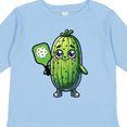 thumbnail image 4 of Inktastic Pickleball Funny Pickle Boys or Girls Long Sleeve Toddler T-Shirt, 4 of 5