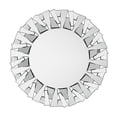 thumbnail image 6 of LUVODI Clear Sunburst Wall Mirror Decorative Accent Mirror for Bathroom Living Room Decor Round 32in, 6 of 9