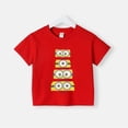 thumbnail image 3 of Camiseta de verano 100 % algodón para adolescentes, camiseta de algodón con cuello redondo y estampado sencillo de Minions de dibujos animados para niños y niñas, ropa de manga corta para niños, 3 of 5