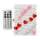 thumbnail image 1 of Decoración para el Día de San Valentín: 3 m, 30 luces LED en forma de corazón, funciona con pilas, 8 modos, rojo, blanco, cadena de luces con temporizador, románticas para San Valentín., 1 of 7