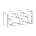 thumbnail image 3 of Black Vasari Flat Panel Plasma / LCD TV Console, 3 of 5