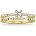 thumbnail image 2 of 0.50 Carat Bridal Set with Round Cut Diamond in 10k Yellow Gold, 2 of 2