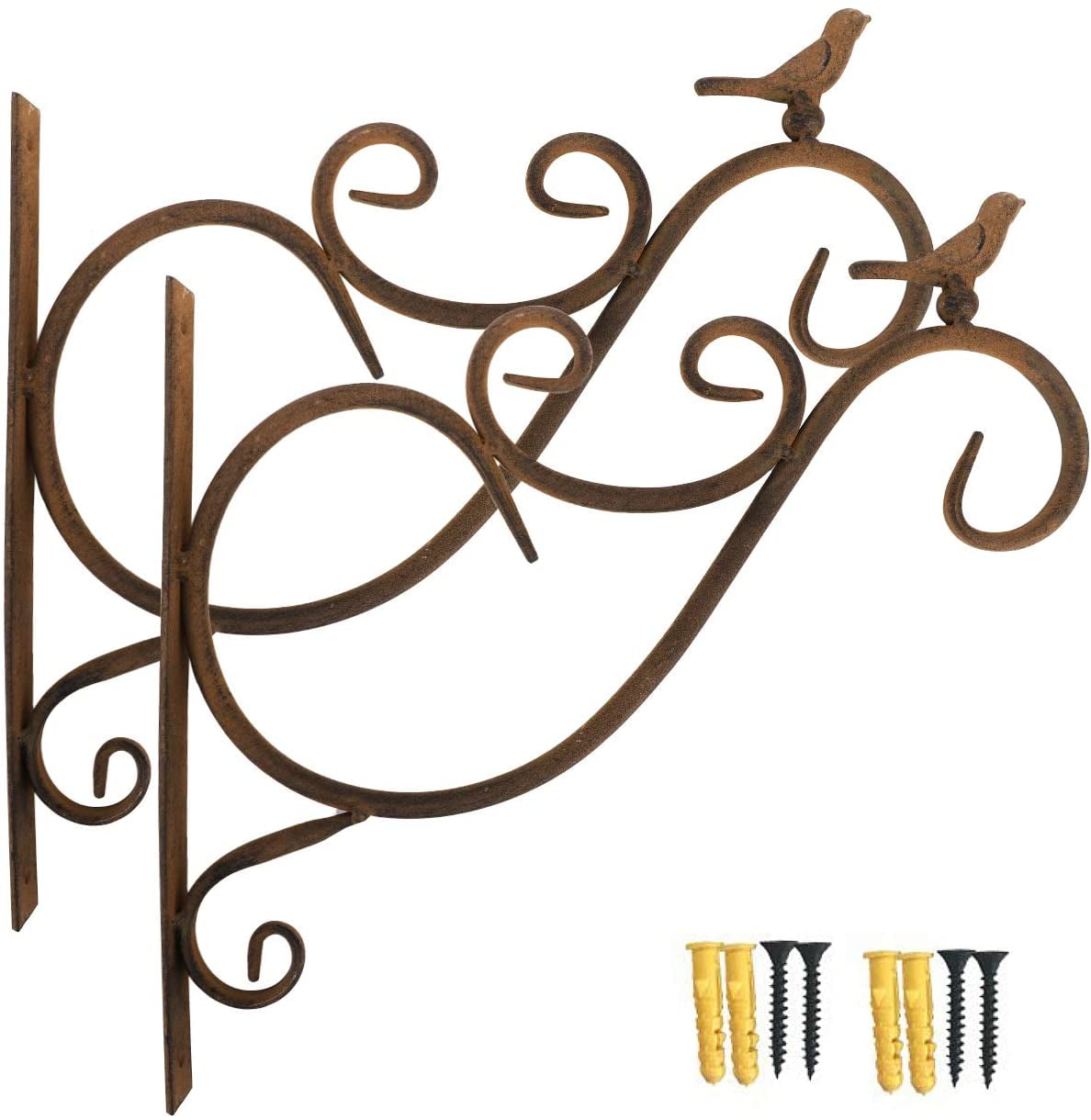 Supports Boules Noël Supports Boules De Noël Métal - Lot De 5 - 23 Cm Noir - Pour Lanternes, Terrariums, Décorations Suspendues Support Suspension Décor