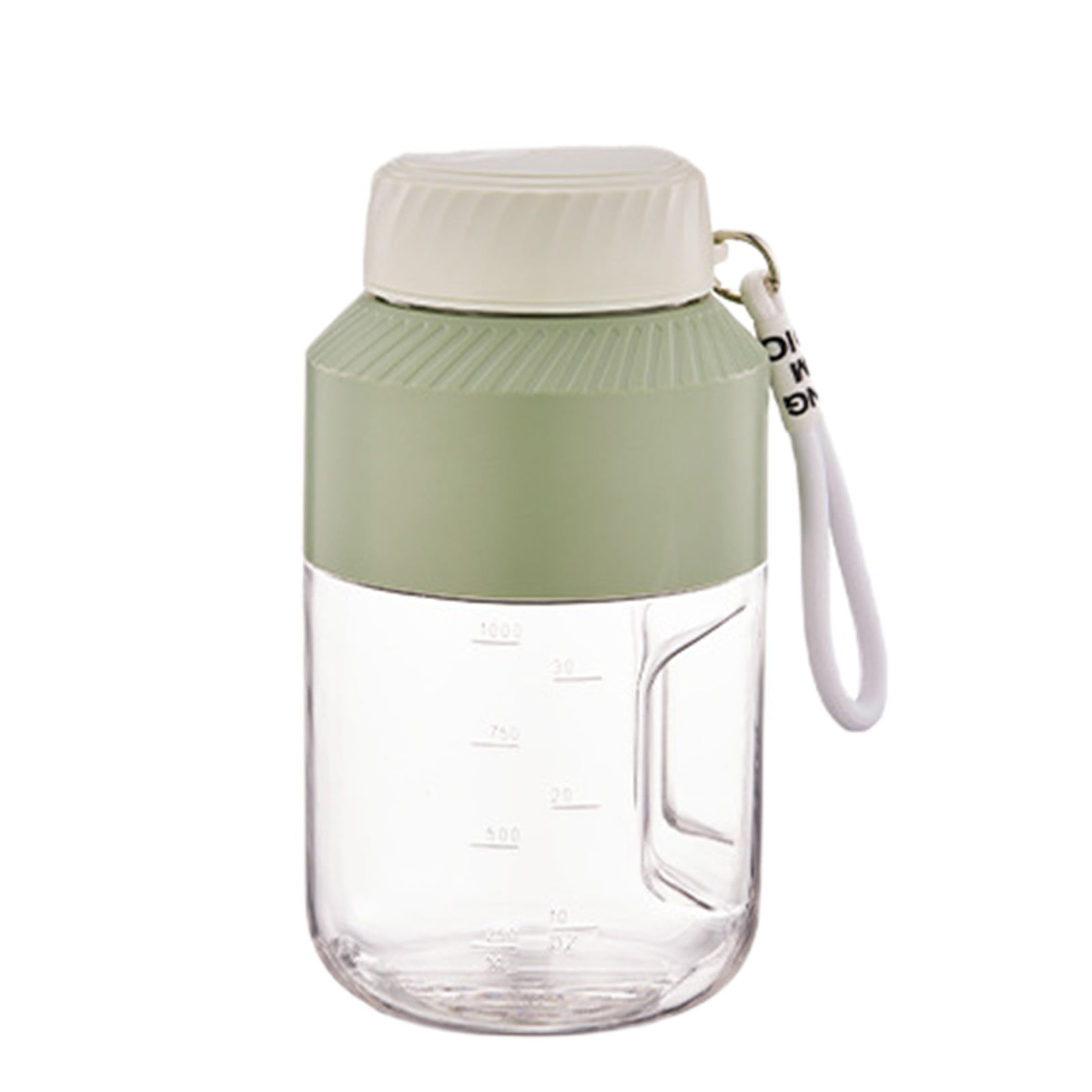 Portable Juicer Extractor and Blender, 35.19oz/1000ml Large Capacity, 10 Stainless Steel Blades, USB Rechargeable, for Smoothies, Milkshakes, Slushies, and Food Processing, Green