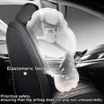 thumbnail image 4 of Fit for Suzuki Forenza 2004, Black and Coffee Car Seat Covers, Faux Leather 5 Piece Full Set Anti-Slip Beautify Interior, Upgrade the Car's Interior, 4 of 9