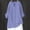 Light Blue, variant on DuoJiaJ Womens Oversized Button Down Shirts Casual Loose Long Sleeve Solid Lapel Long Blouses Tops Blue L