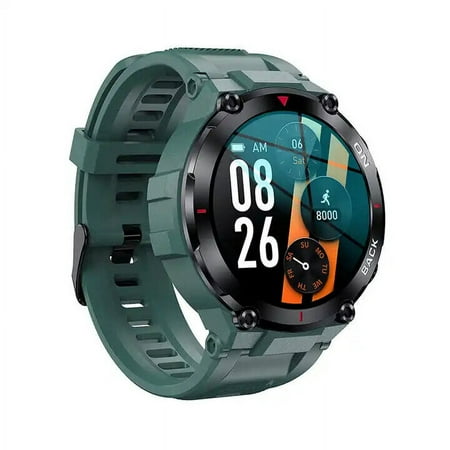 Military GPS Smart Watches for OnePlus 9 Pro - Sports Smartwatch IP68 Waterproof 1.32" HD Screen Fitness Tracker with 20 Sports Modes Heart Rate Monitor Sleep Tracker - GREEN