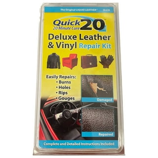 Quick 20 Deluxe Leather, Vinyl & Fabric Repair Kit - No Heat