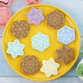 thumbnail image 6 of CSCHome Cookie Stamps Christmas Cartoon Snowflake Cookie Molds Plastic Material Suitable for Christmas Birthday Party Etc, 6 of 7