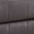 thumbnail image 3 of Benjara Evans 37" Recliner Chair- Power Lift- 2 Cupholders- Brown Faux Leather, 3 of 6