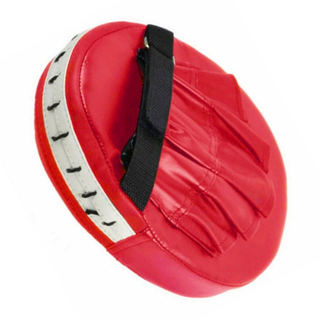 kurtrusly Gant d'Entraînement pour Enfants Karaté Muay Pads de Coup de Pied Libre Concentration Coussin de Sparring Épaissi Résistant aux Tremblements Rouge