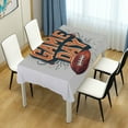 thumbnail image 4 of Yayeee Tablecloths 54" x 54" Rectangle Wrinkle Resistant Party Table Cover, Game Day, 4 of 8