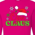 thumbnail image 4 of Inktastic Opa Claus with Christmas Santa Hat and Snowflakes Long Sleeve T-Shirt, 4 of 5