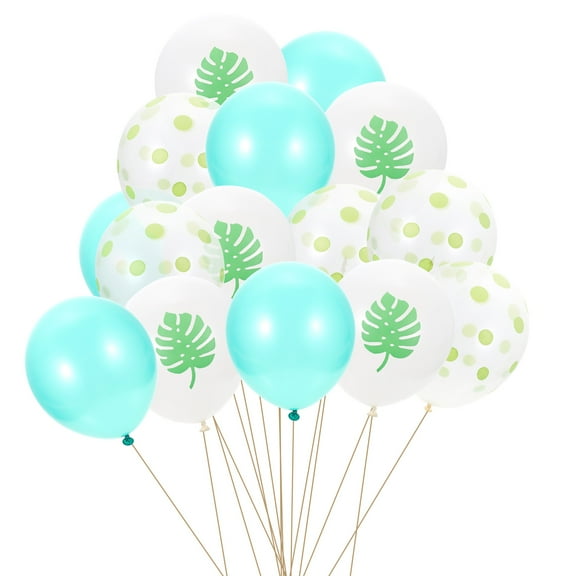 WORGEOUS  15 Pcs Pineapple Latex Balloon Water Balloons Big Clear Banquet Green