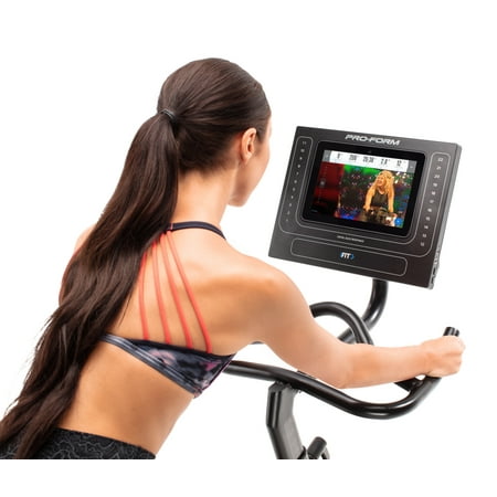 ProForm SMART Power 10.0 Exercise Bike with 10” HD Touchscreen and 30-Day iFIT Membership for Studio Classes & Global Workouts