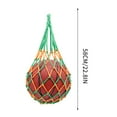 thumbnail image 3 of Large Mesh Sports Bag for Basketball & Soccer - 58cm Polyester Storage Pouch for Training Gear - Durable String-Closure Design for Easy Transport Akmoler | Nylon,Spandex, F, 3 of 9