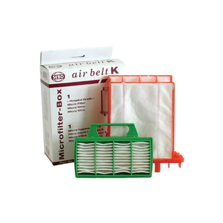 Sebo Filter Set - 1 Microfilter and 1 Exhaust Filter for AIRBELT K Series