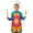 Colorful Tie Dye-1, variant on Colorful Rainbow Tie Dye Spiral Pattern Kids Aprons for Girls and Boys,Adjustable Neck Strap Toddler Aprons for Kids Cooking Baking