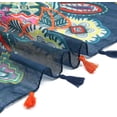 thumbnail image 4 of HSHDLDF Foulard Boho pour Femmes Légère Foulard Imprimée Florale Automne Hiver Mode Châle à Franges, 4 of 7