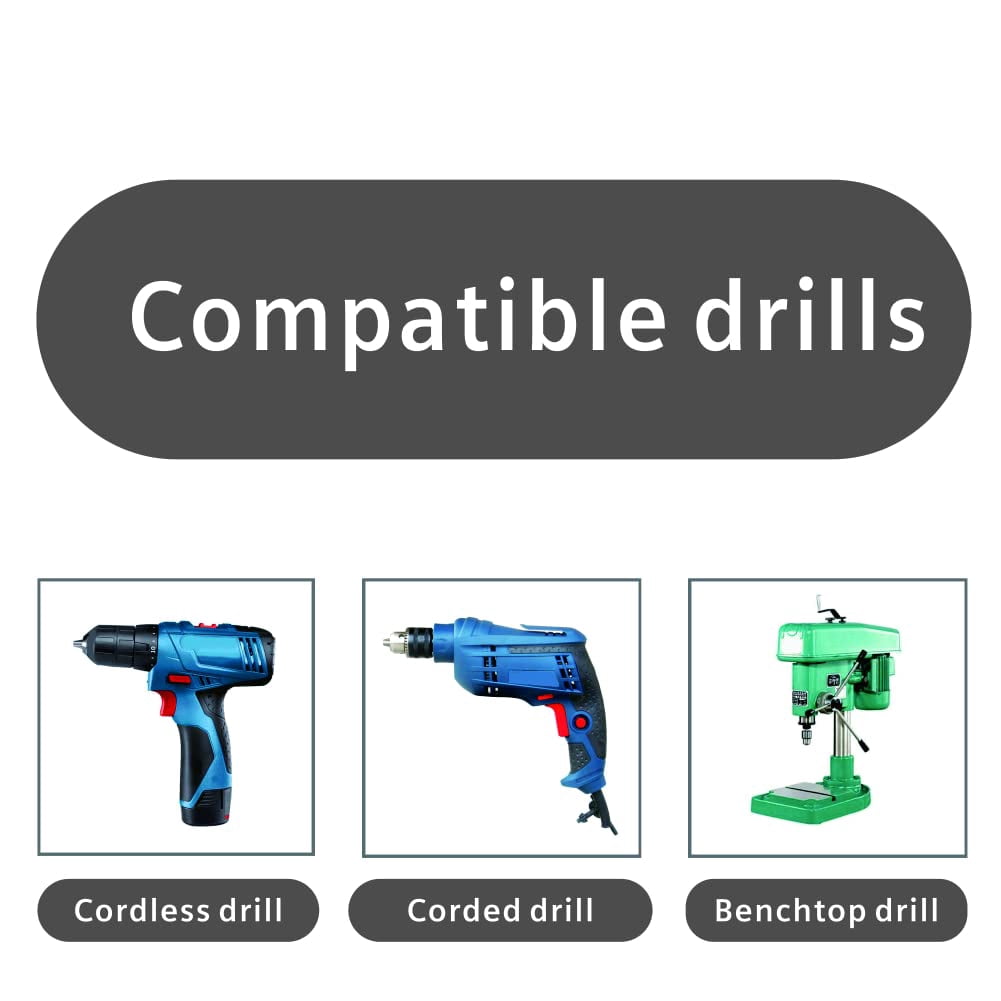 FRKSMD-Brad Point Drill Bits 8mm (5/16") Wood Drill Bit Set Woodworking Drills High Carbon Steel for Furniture Hardwood Softwood Cupboard Wardrobe 5 Pack